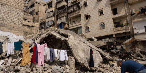 Aleppo im Nordwesten Syriens zählt zu den am schlimmsten betroffenen Erdbebengebieten.