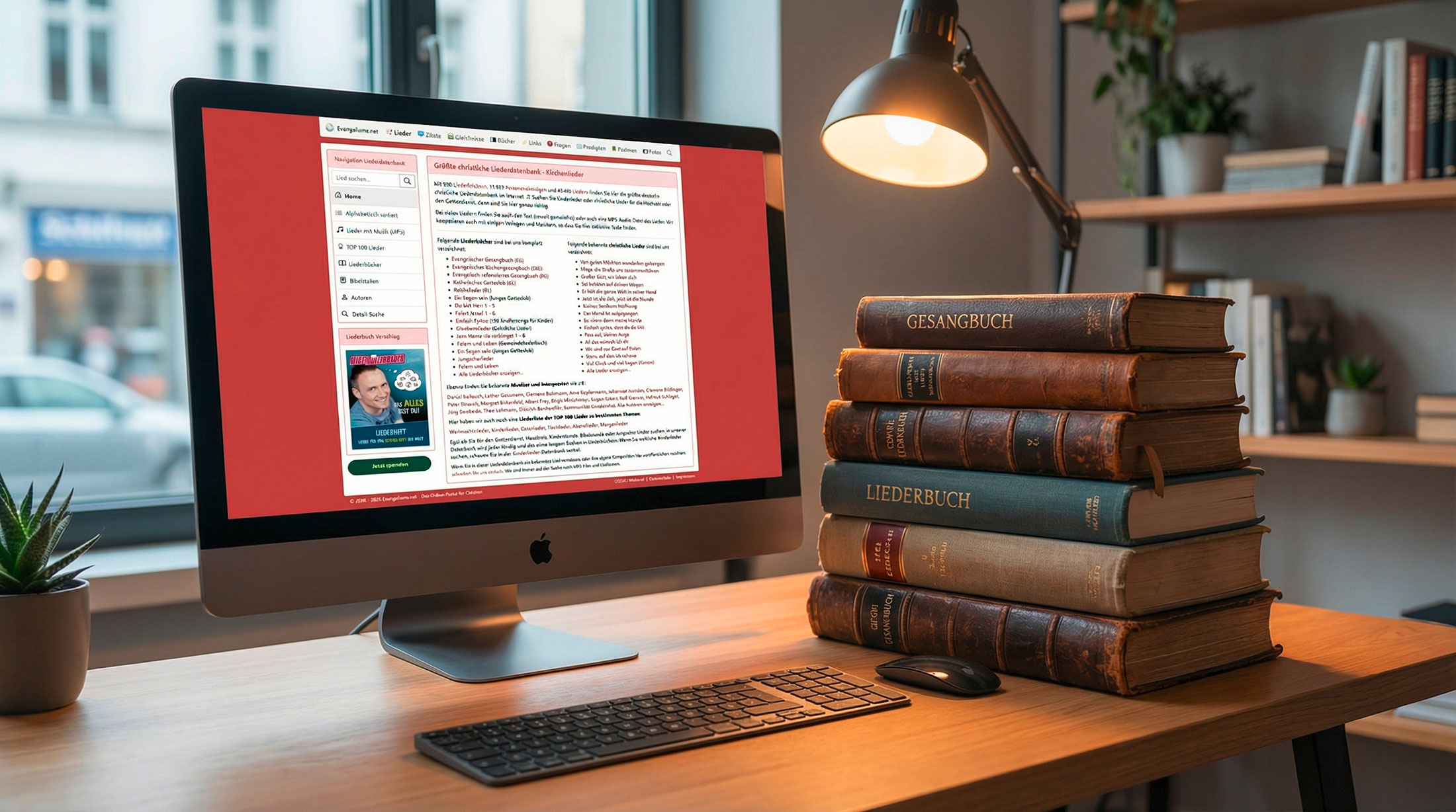 Ein Schatz christlicher Musik: Evangeliums.net sammelt über 40.000 Lieder.